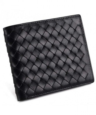 Business Genuine Leather Blocking Trifold