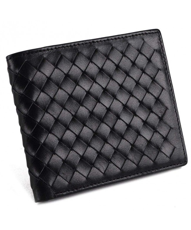 Business Genuine Leather Blocking Trifold