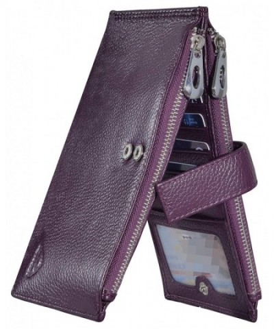 Hopsooken Womens Blocking Leather Walllet