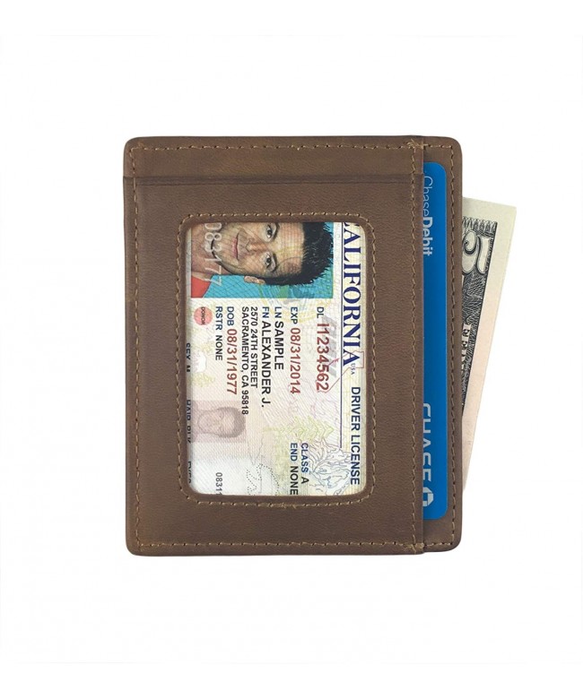 Andar Leather Wallet Minimalist Blocking