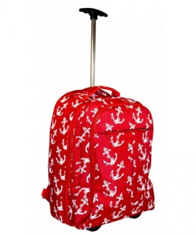 Ever Moda Anchor Wheeled Backpack