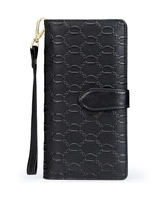 FOXER Leather Wallet Wristlet Capacity