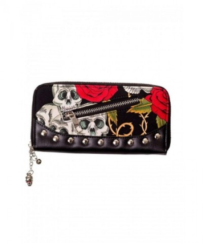 Banned Skulls And Roses Wallet