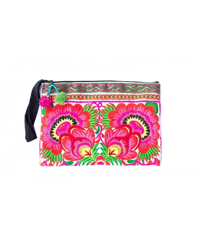 Changnoi Hmong Embroidered Handmade Clutch
