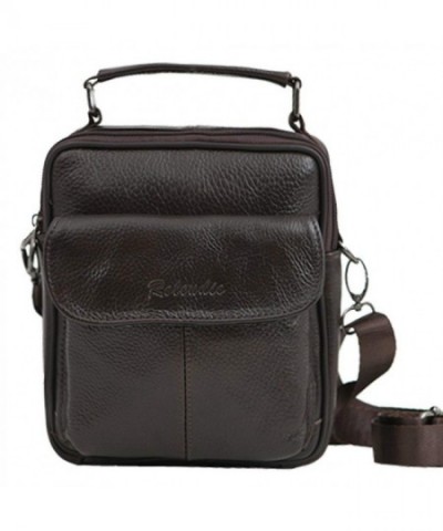 Leather Shoulder Messenger Travel Working