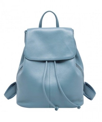 Genuine Leather Backpack Elegant Shoulder