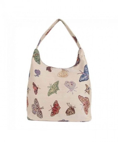 Butterfly Tapestry Shoulder Signare HOBO BUTT