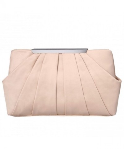 Pleated Evening Handbag Detachable Cocktail