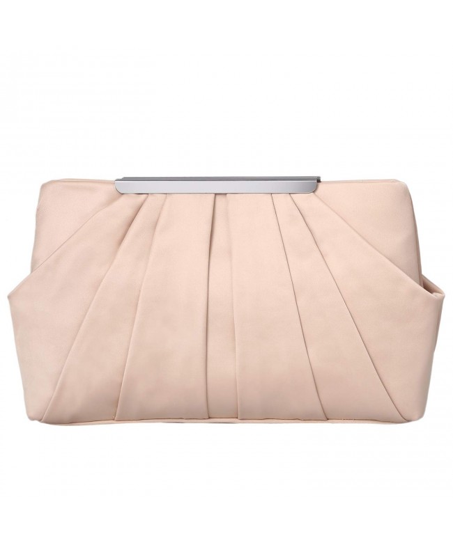 Pleated Evening Handbag Detachable Cocktail
