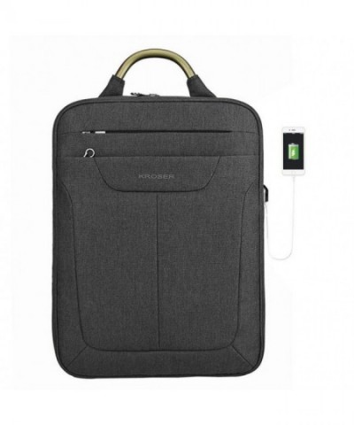 KROSER Backpack Computer Water Repellent Men Charcoal