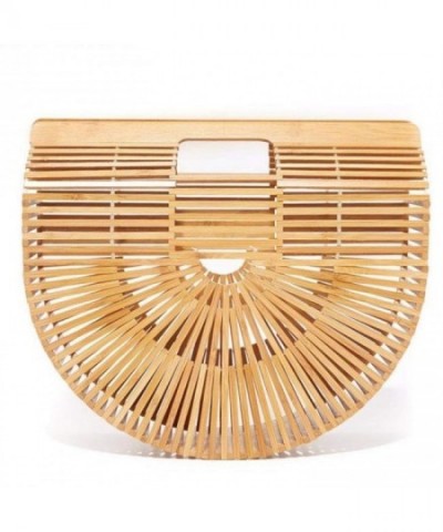 Bamboo Purse Tote Handbag Women