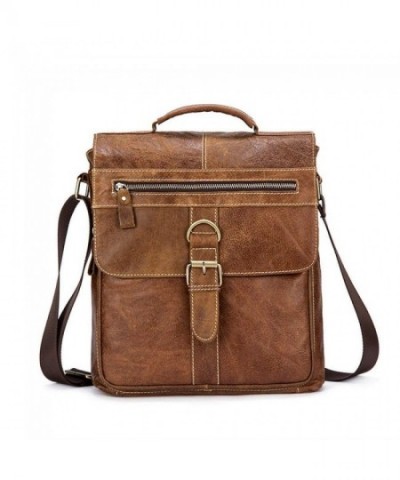 BAIGIO Genuine Messenger Briefcase Cross body