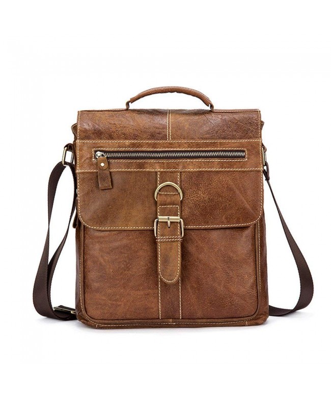 BAIGIO Genuine Messenger Briefcase Cross body