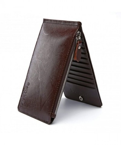 Bifold Wallet Holder Zipper Organizer