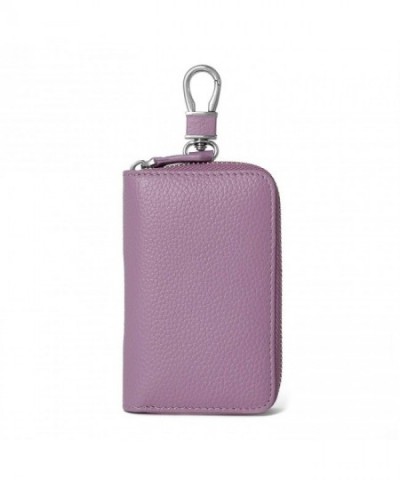 Womens Genuine Leather Zipper Holder