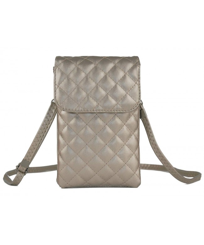 Volcanic Rock Crossbody Cellphone 9865 Silver