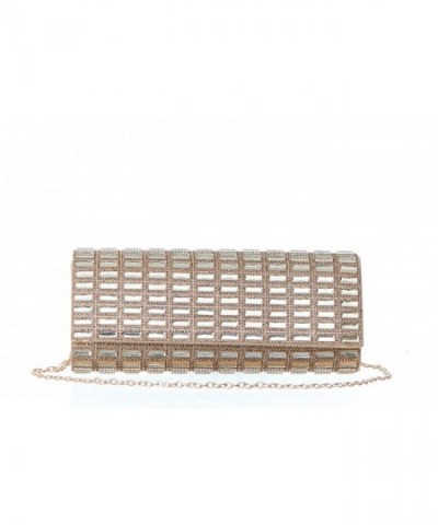 Rectangle Crystal Embellished Evening Handbag