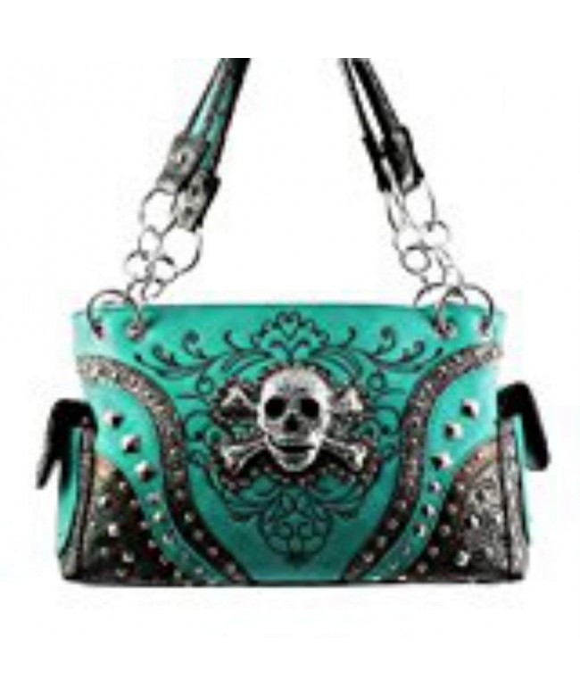 Concealed Handgun Carrying Rhinestone Crossbones