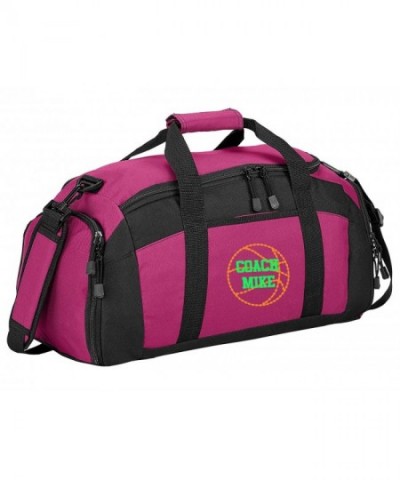 Personalized Basketball Sports Duffel Tropical
