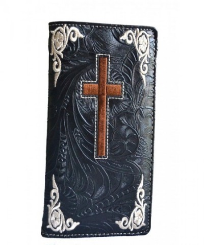 western embroidery stitched secretary bifold