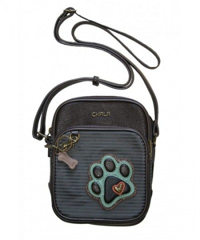 Chala Print Organizer Crossbody Handbag