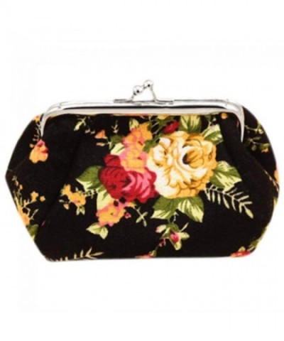 Womens Flower Printed Closure Dumpling