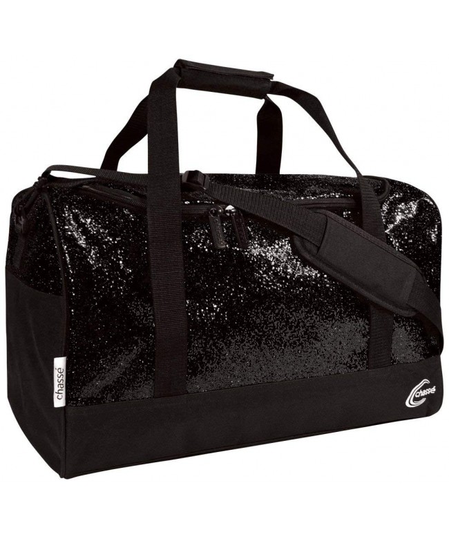 Chass Girls Glitter Duffle Black
