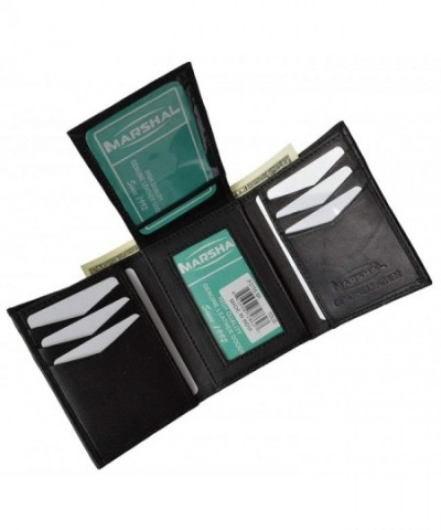 Mens trifold leather wallet Marshal