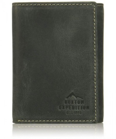 Buxton Expedition Blocking Leather Three fold