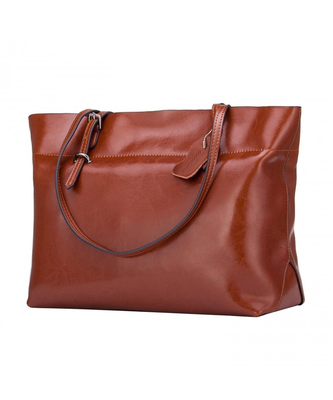 KEEPBLANCE Leather Satchels Handbags Shoulder