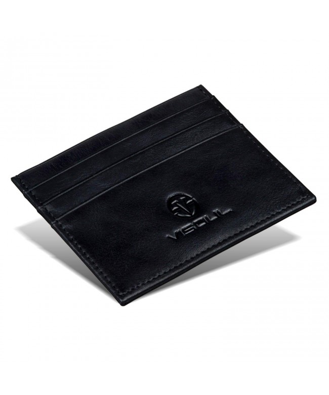 Blocking Leather Credit Holder Wallet
