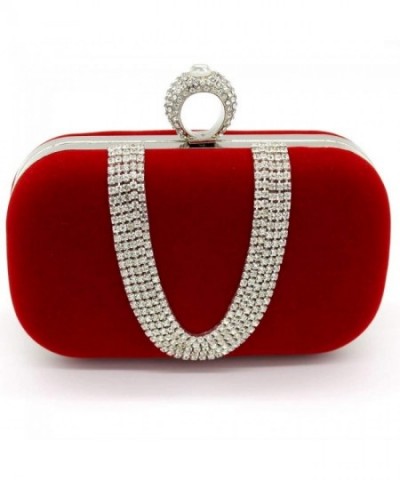 Kingluck Rhinestones Aluminiumsheet Handbags Available