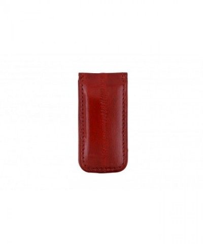 Skin Leather Magnetic Money Marshal