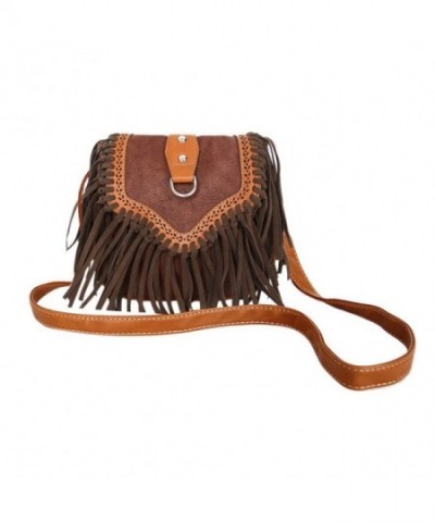 Tassels Leather Shoulder Messenger Cross body