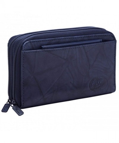 Buxton Heiress Double Zip Organizer Wallet