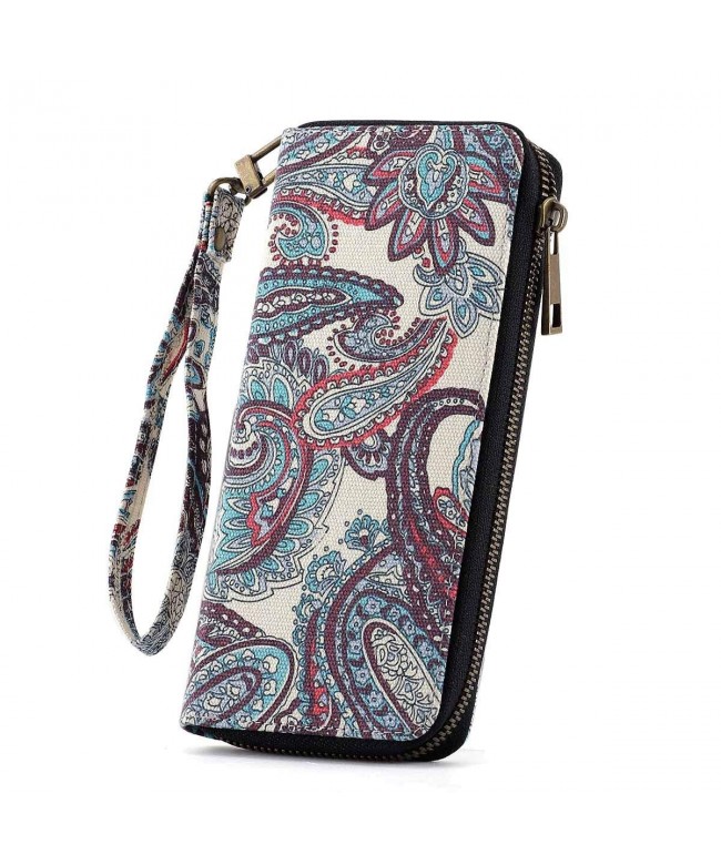 Womens Canvas Around Wallet Pattern