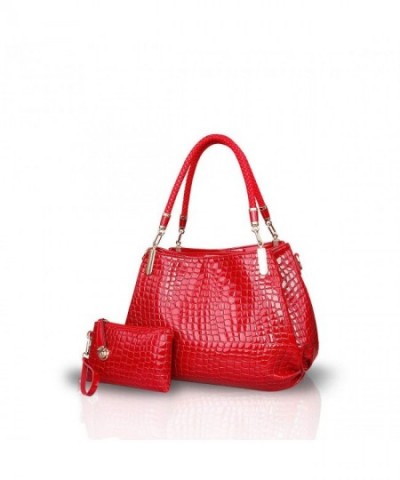 NICOLE DORIS Crocodile Shoulder Crossbody
