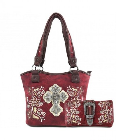 Justin West Embroidery Rhinestone Concealed