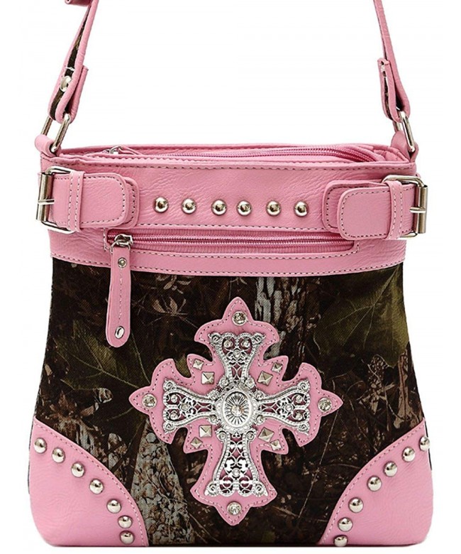 Camouflage Studded Handbag Western Shoulder