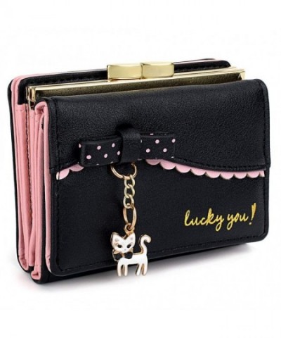 UTO Womens Trifold Wallet Bowknot