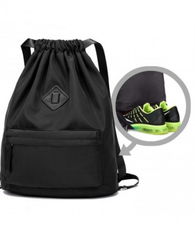WANDF Drawstring Backpack Compartment Repellent