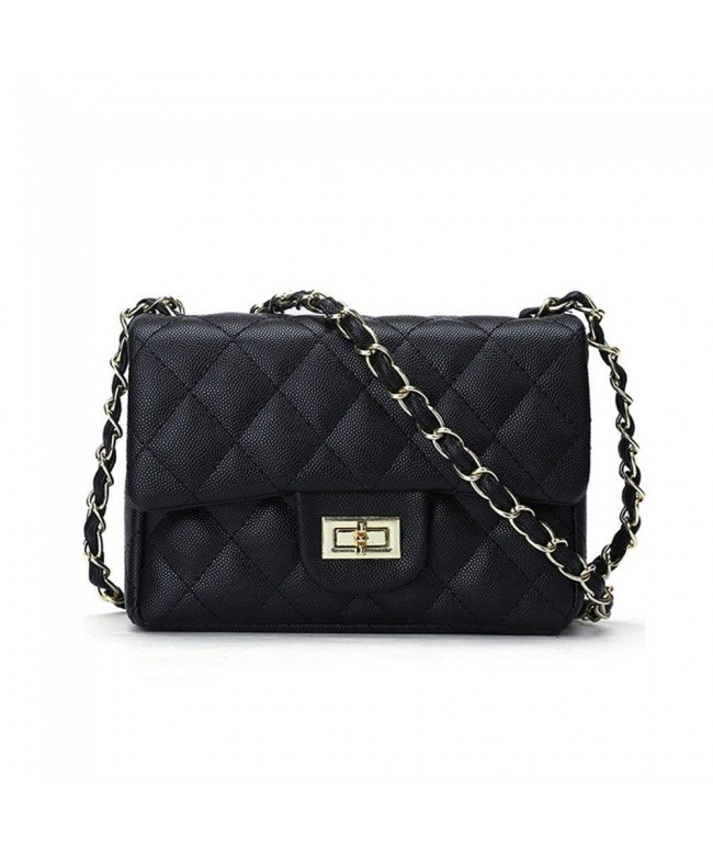 Jollque Leather Crossbody Shoulder Quilted