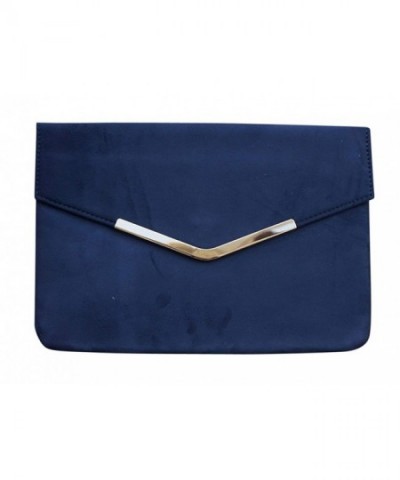 Chicastic Suede Envelope Clutch Purse