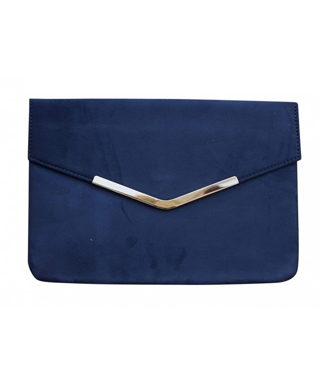 Chicastic Suede Envelope Clutch Purse