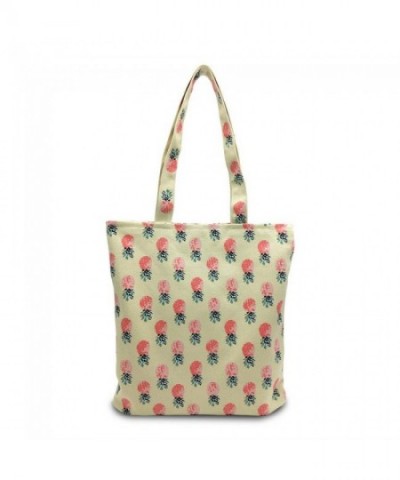 Mziart Pineapple Shoulder Foldaway Shopping