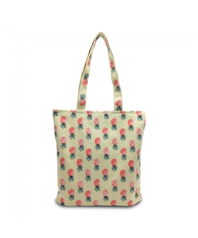 Mziart Pineapple Shoulder Foldaway Shopping