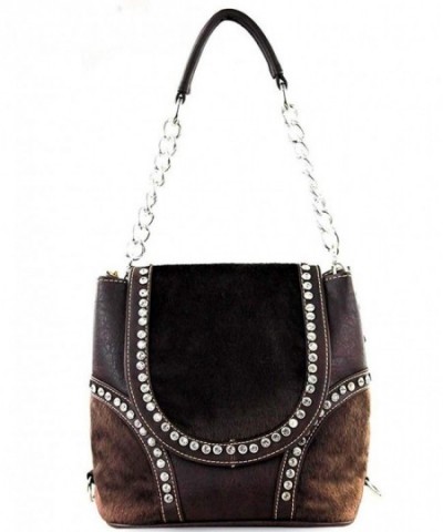 Montana West Rhinestone Versatile Bag Coffee