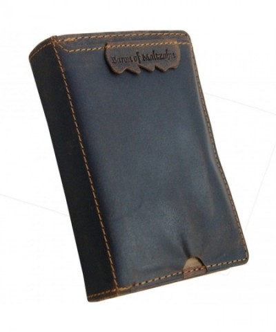 MALTZAHN wallet mobile compartment Western leather