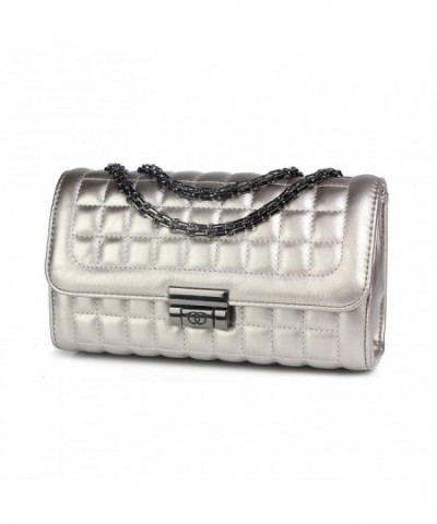 Flap over Crossbody Shoulder Handbags Chain straps