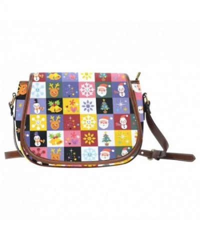 CASECOCO Christmas Snowflake Messenger Crossbody